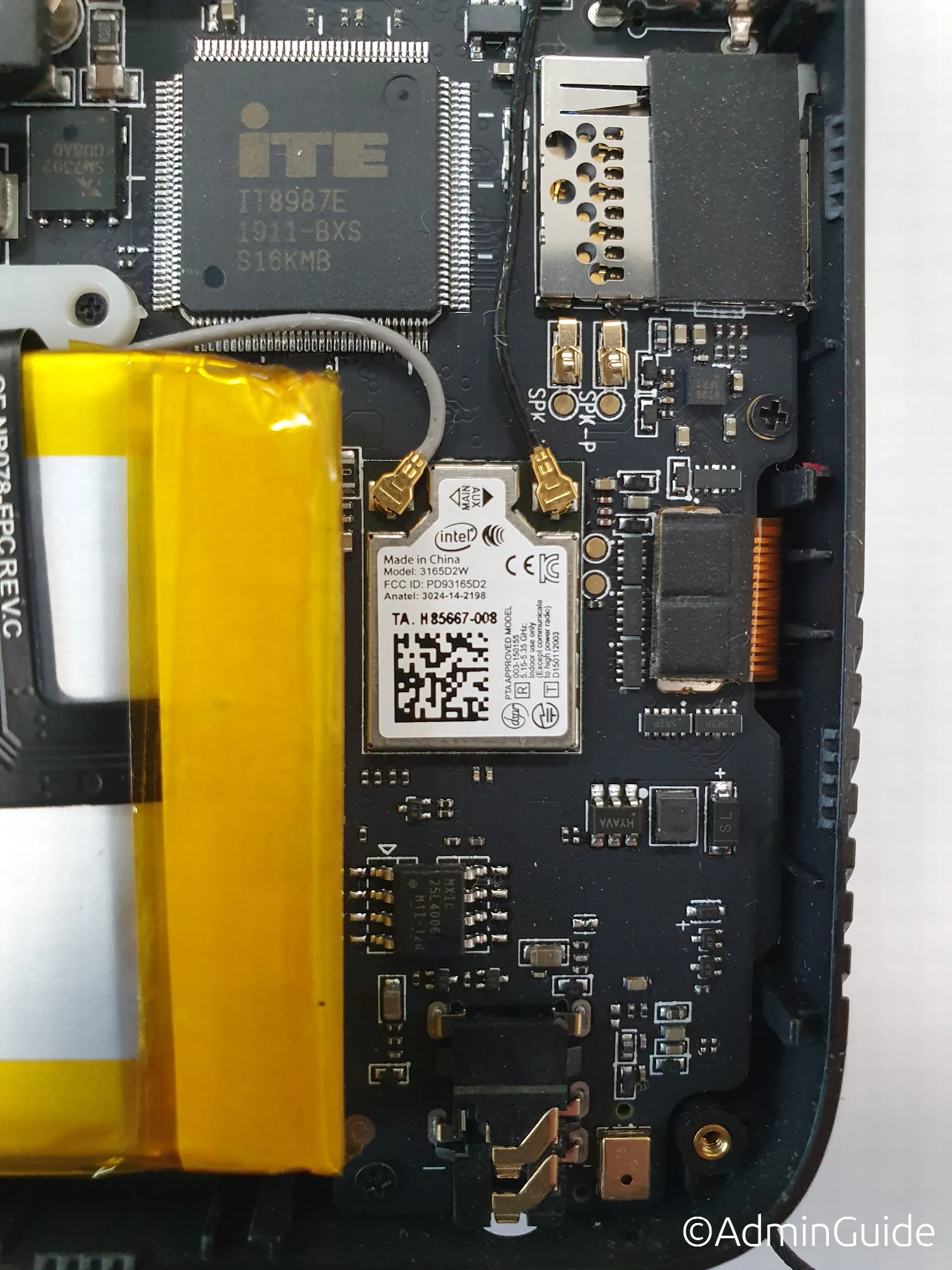 Сисадминский ноут GPD MicroPC - Wi-Fi модуль