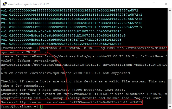 ESXi 7. USB флешка как datastore рядом с гипервизором - USB флешка как datastore рядом с гипервизором